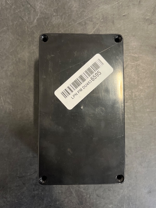 Photo 1 of LeMotech Project Box ABS Plastic Junction Box IP65 Waterproof Electrical Boxes Universal Enclosure Black 6.2X 3.5X 2.4 inch (158x90x60mm)?Pack of 1?