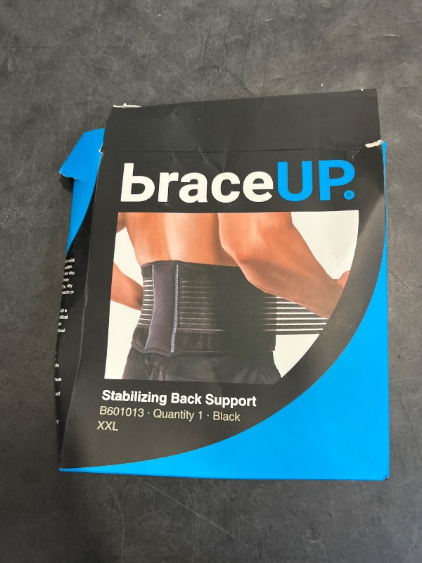 Photo 1 of BraceUP Back Support Belt for Men and Women - Breathable Waist Lumbar Support Lower Back Brace for Sciatica, Herniated Disc, Scoliosis Lower Back Pain Relief, with Dual Adjustable Straps (XXL)