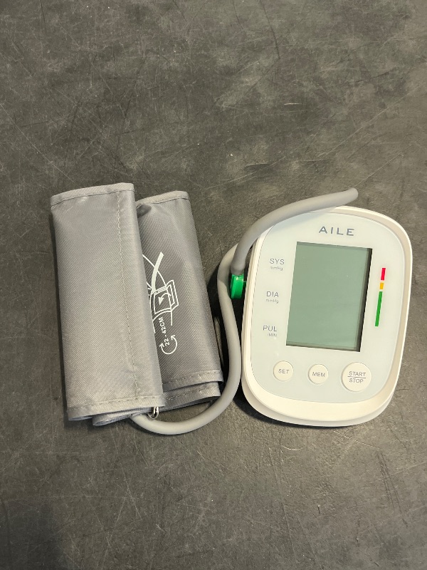 Photo 1 of Blood Pressure Monitor, AILE Blood Pressure Machine Upper Arm Large Cuff(8.7"-16.5"), High Automatic Blood Pressure Monitors Cuff for Home Use, (BP) Manual Arm Blood Pressure Monitors, 2 * 99 Memory