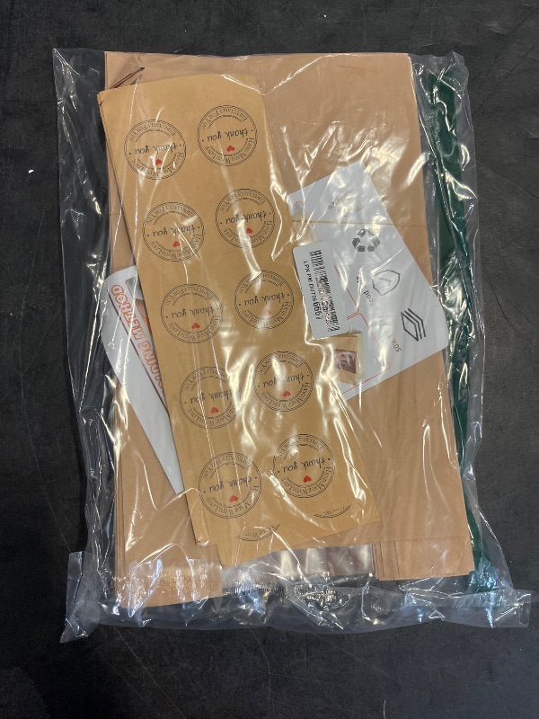 Photo 1 of 50 Pcs Bread Bags for Homemade Bread, Sourdough Paper Bread Bags With Window, 50% Thicker 13.7x8.2x3.7in A Large Bakery Bags Used for Storage Bread Cookies & Snacks, 60 Cute Sealing Stickers With Ties