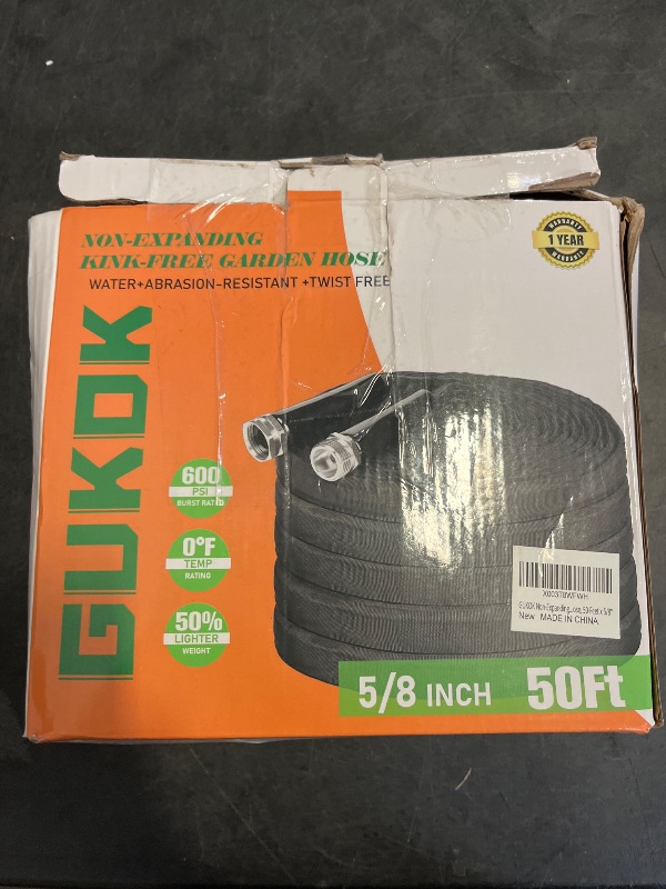 Photo 1 of Garden Hose, Lightweight, Ultra Flexible, Durable, Kink-Free Garden Hose, RV, Marine and Camper Hose (50 FT)