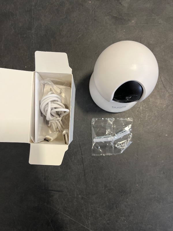 Photo 1 of blurams Indoor Camera 2K, Cameras for Home Security 5GHz, 360° Pet Camera w/Motion Tracking, Phone App, 2-Way Audio, IR Night Vision, Siren, Works with Alexa & Google Assistant