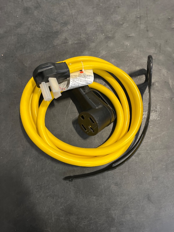 Photo 1 of Tellegloww 10ft EV Charger Adapter Cord Compatible with NEMA 10-30P to 14-50R, 30 Amp Dryer to 50 Amp EV for Level 2 Charging, 4 Prong to 3 Prong Power Extension Cord with Handle, ETL Listed