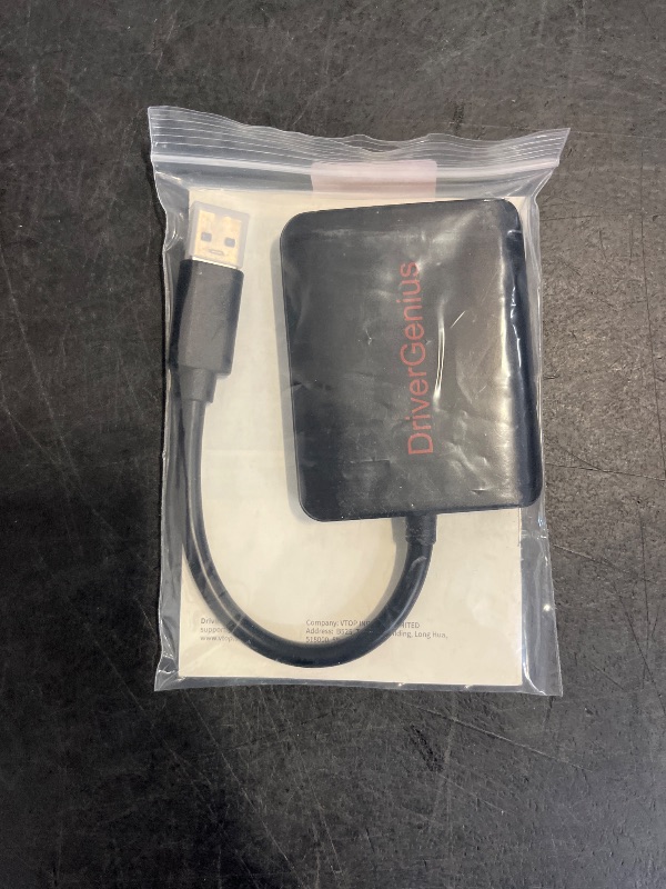 Photo 1 of DriverGenius USB 3.0 to Dual Port Gigabit Ethernet Adapter NIC w/USB Port - Compatible for Windows 11, macOS 15 (CU200)