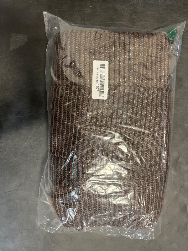 Photo 1 of Amgo 4' x 10' Brown Fence Privacy Screen, Commercial Standard Heavy Duty Windscreen with Bindings & Grommets, 90% Blockage, Cable Zip Ties Included (We Make Custom Size)