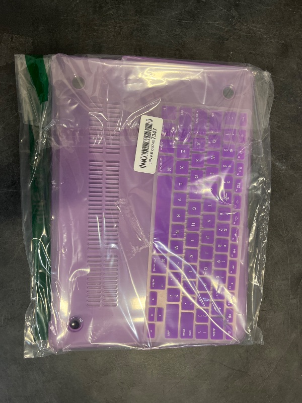 Photo 1 of IBENZER Compatible with Old Version MacBook Air 13 Inch Case (2010-2017 Release). Models: A1466 / A1369, Plastic Hard Shell Case with Keyboard Cover for Mac Air 13, Purple, A13PU+1 N