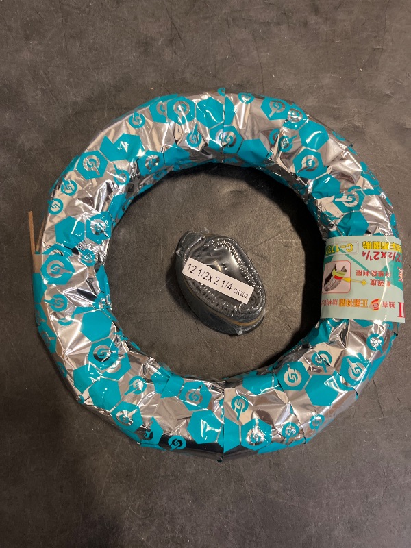 Photo 1 of Heavy Duty 12.5x2.25 (12-1/2 x2-1/4) Tire & Inner Tube Set with Angled Valve Stem for Electric Scooters Razor Pocket Mod, Currie, Schwinn, GT, IZIP, eZip
