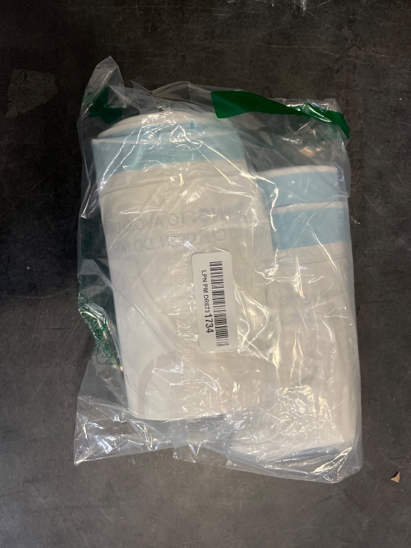 Photo 1 of Home Zone Living 8 Gallon Kitchen Trash Bags with Drawstring Handles, Heavy Duty Custom Fit Design for 30 Liter Dual Recycling Liners, Code 30R, 60 Count