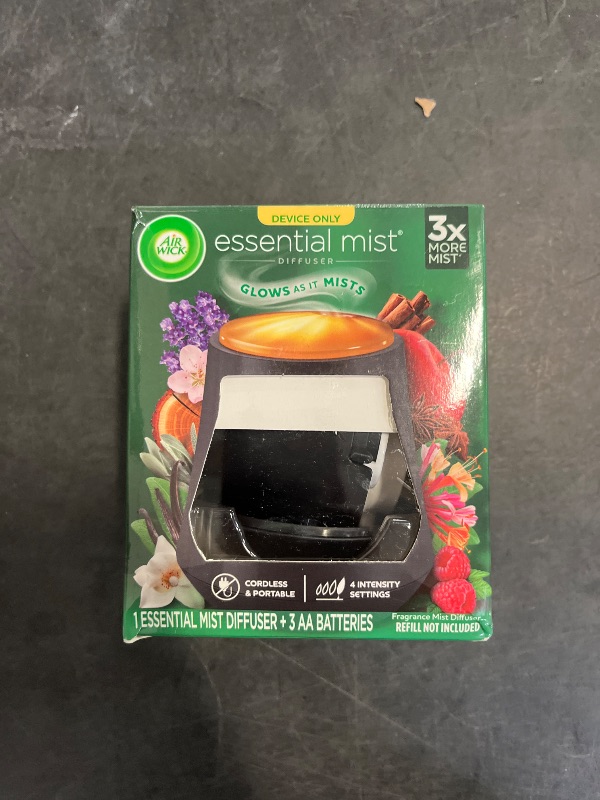 Photo 1 of Air Wick Essential Mist Diffuser, 1ct, Essential Oils Diffuser, Air Freshener