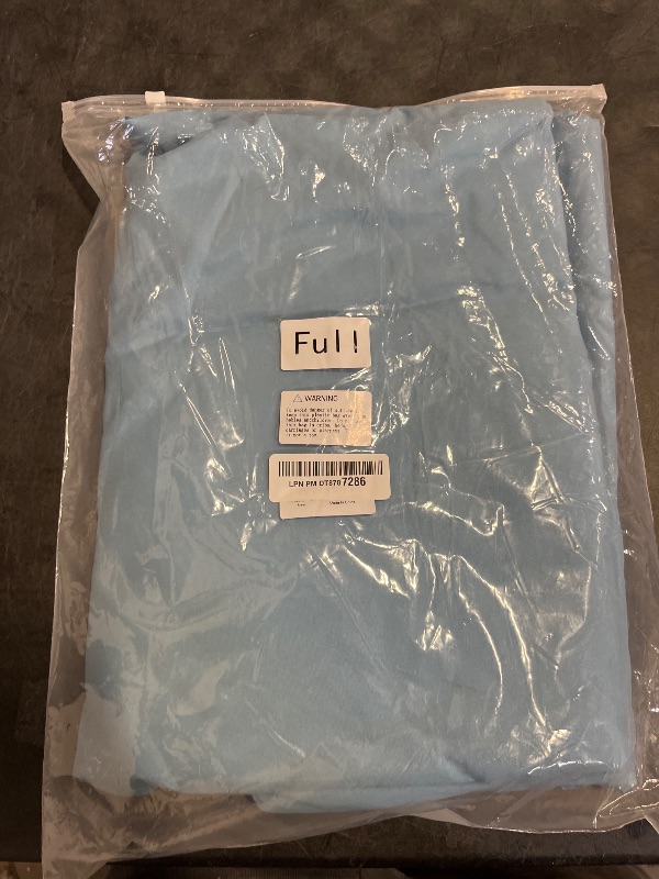 Photo 1 of Horbaunal 2 Pack Full Flat Bed Sheets Only - 1800 Thread Count Microfiber Blue Flat Sheet Only - Wrinkle Free & Ultra Soft Bed Top Sheets Full Size