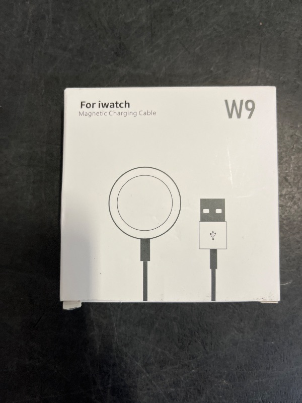 Photo 1 of for Apple Watch Charger Magnetic Fast Charging Cable [Portable] Magnetic Wireless Charging Compatible with iWatch Series Ultra/10/9/8/7/6/SE/SE2/5/4/3/2-[3.3FT] White