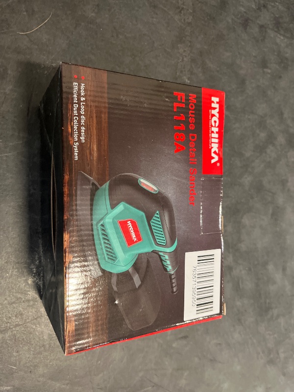 Photo 1 of HYCHIKA Detail Sander, 14,000 OPM Compact Electric Sander Tool with 12 Pcs Sandpapers,Efficiency Dust Collection System,Suitable for Tight Spaces Sanding,Polishing,Removing Paint in Home Decoration