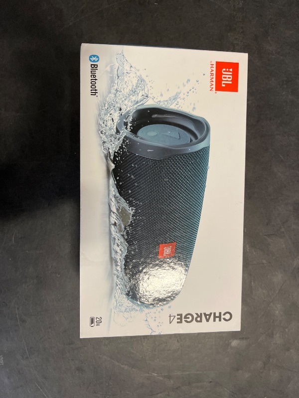Photo 1 of JBL Charge 4 - Waterproof Portable Bluetooth Speaker - Blue