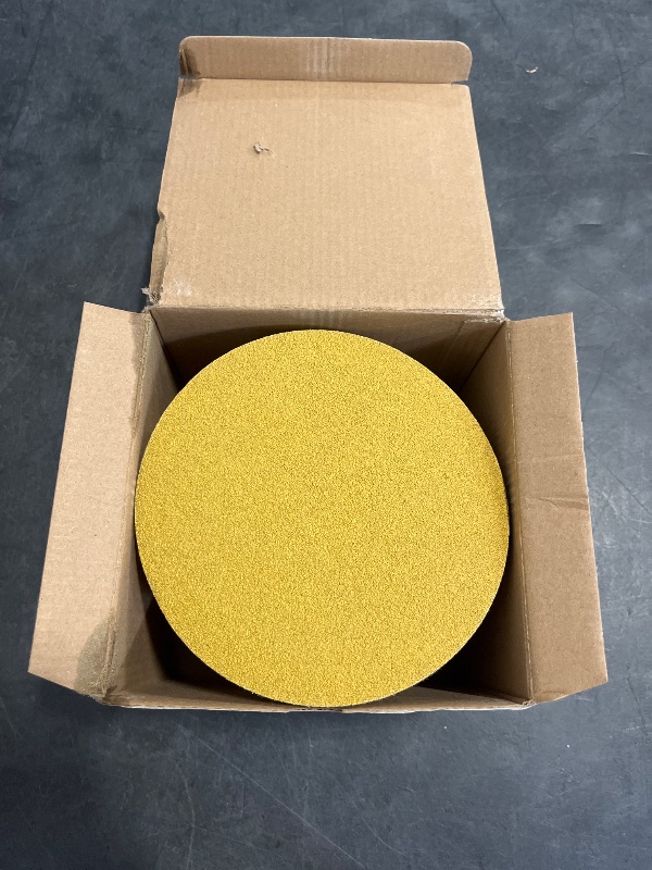 Photo 1 of Premium Material,6" Sanding Discs 100 Pcs 60Grit Hook & Loop Sandpaper,Aluminum Oxide Abrasive,Finishing Discs,for Woodworking Wood,Sand Automotive Paint