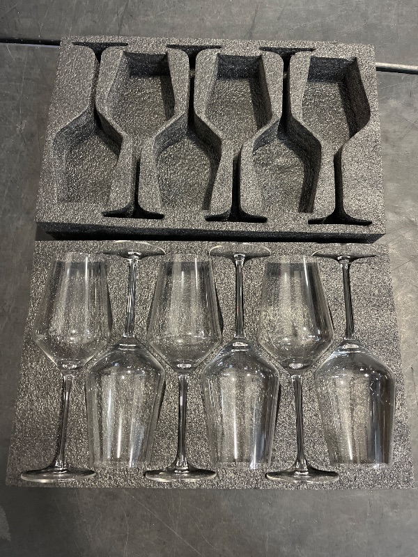 Photo 1 of JBHO 17 oz Lead-Free Wine Glasses Set of 6, Hand Blown Durable Crystal Wine Glasses for Daily Use and Hosting Guests, Thin Rim for Serving Red and White Wine, Gift packing for any occasion