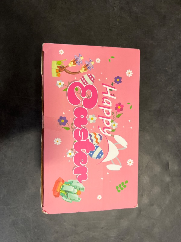 Photo 1 of PARSUP 12 Pack Easter Plastic Eggs with Flower Building Blocks for Easter Theme Party Favors, Supplies for Easter Egg Hunt, Basket Stuffers/Fillers, Classroom Prize Supplies Toddler Boys Girls