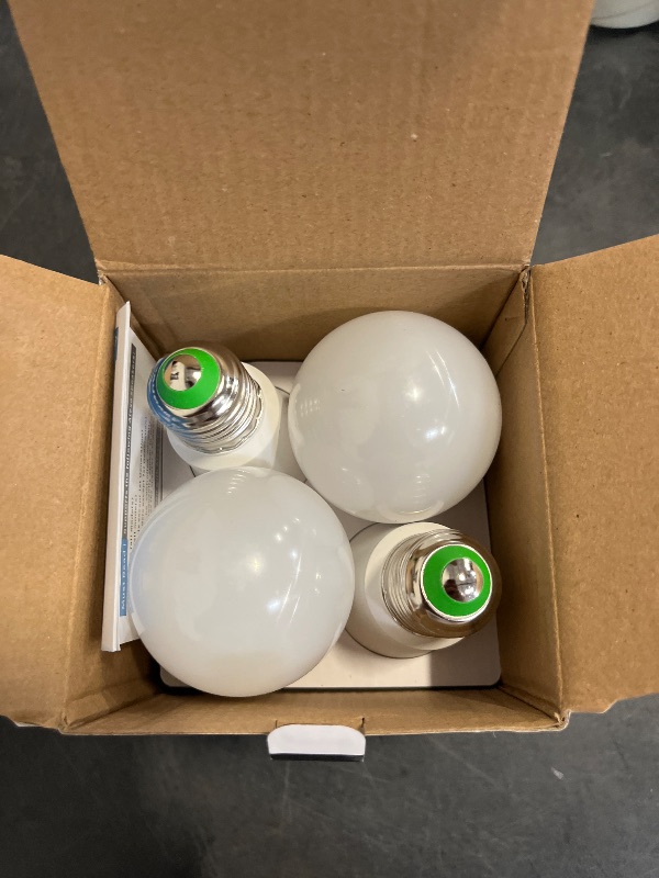 Photo 1 of UCB Alexa Light Bulb 130W Equivalent, Smart Light Bulbs Warm White to Daylight Tunable, A19 E26 Bluetooth LED Bulbs Work with Alexa Only for Bedroom Kitchen Living Office No WiFi Required 4 Pack