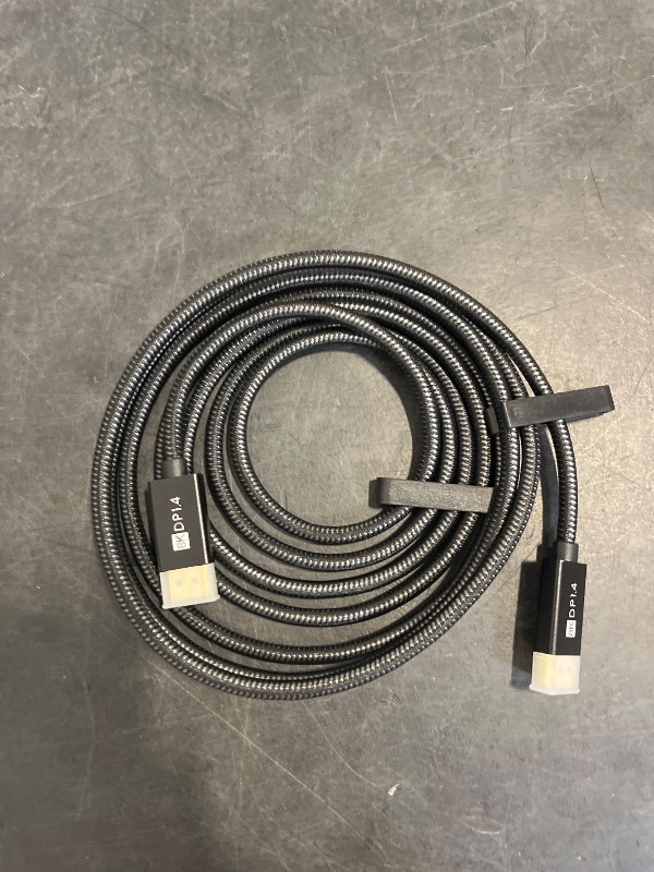 Photo 1 of Stouchi 10FT/3M DisplayPort 2.1 Cable, 16K@60Hz, 8K@60Hz, 4K@144Hz, 1080P@240Hz, FreeSync, G-Sync, HDR10, Compatible with Samsung, BenQ, Dell, LG, HP, ASUS, Acer, iiyama, Alienware Monitors