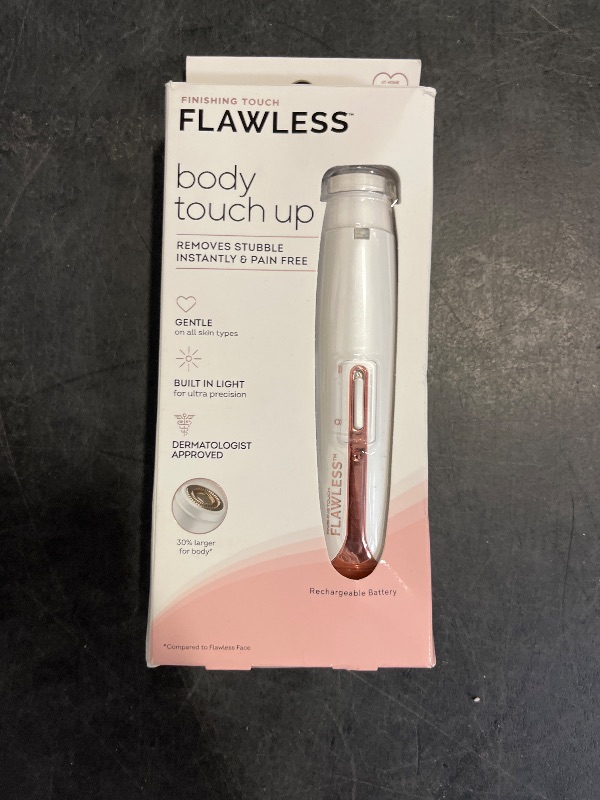 Photo 1 of Finishing Touch Flawless Body Touch Up, Electric Razor for Women, Closest Shave for Stubble, Body Hair Removal