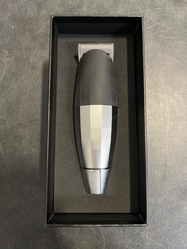 Photo 1 of Bevel Beard Trimmer for Men - Cordless Trimmer, 6 Hour Rechargeable Battery Life, Tool Free Adjustable Zero Gapped Blade, Barber Supplies, Mustache Trimmer, Silver