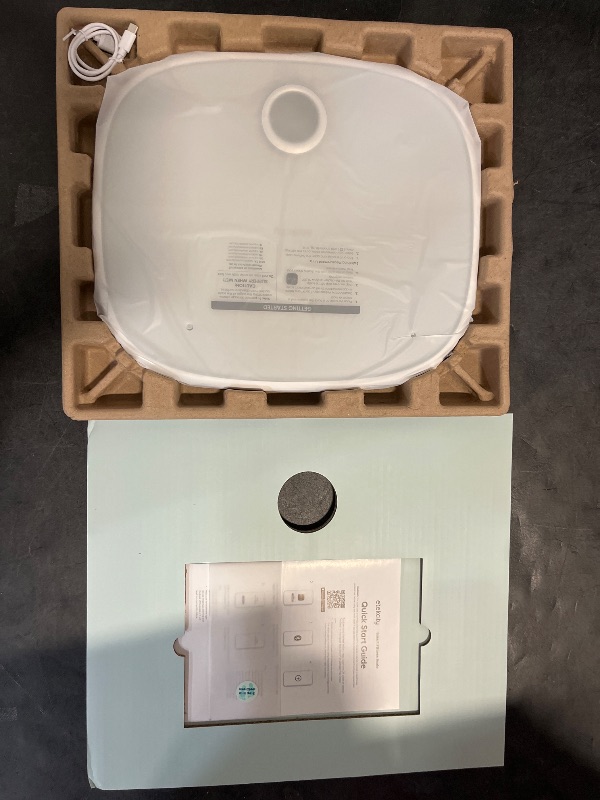 Photo 1 of Etekcity Smart Rechargeable Scale for Body Weight, BMI, Fat, Muscle Mass, FSA HSA Eligible, Digital Bathroom Scale with 13 Metrics, Secret Mode, Bluetooth Connect to Free Apps, Rainbow White
