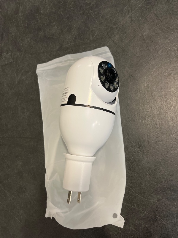 Photo 1 of WESECUU Light Bulb Security Camera -5G& 2.4GHz WiFi 2K Security Cameras Wireless Outdoor Motion Detection and Alarm,Two-Way Talk,Color Night Vision,Human Detection, Bulb Camera Compatible with Alexa