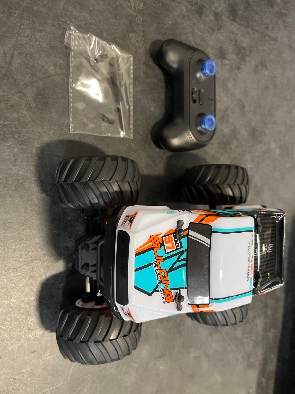 Photo 1 of Kidcia 1:16 Scale RC Monster Truck - 2.4GHz All Terrain Car for Kids 4-12, 20 Km/h Off Road RC Truck, Christmas or Birthday Gift