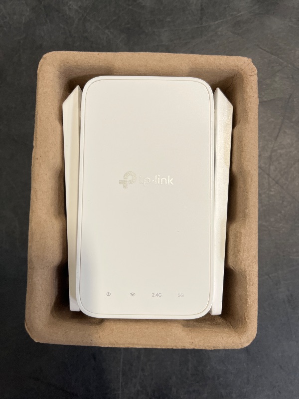 Photo 1 of TP-Link AC1200 WiFi Extender, 2024 Wirecutter Best WiFi Extender, 1.2Gbps home signal booster, Dual Band 5GHz/2.4GHz, Covers Up to 1500 Sq.ft and 30 Devices ,support Onemesh, One Ethernet Port (RE315)