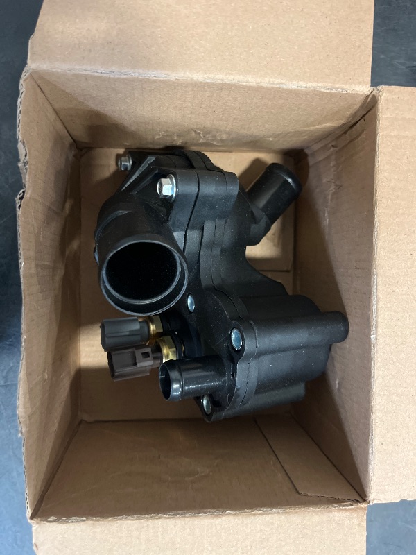 Photo 1 of Thermostat Housing with 2 Sensors Kit Assembly Replacement for Ford Explorer 1997-2001, Ranger 2001, Replacement for Mercury Mountaineer 1997-2001 4.0L V6 Replaces 902-204 YU3Z8A586AA YU3Z-8A586-AA