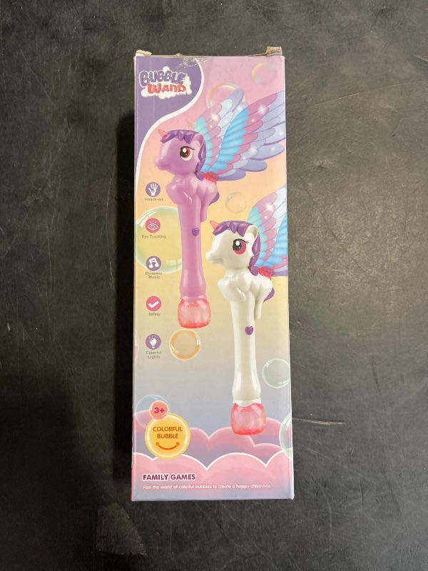 Photo 1 of Beria Toys for Girls: Princess Toy Bubble Wand, Birthday Gifts for 3 4 5 6 7 8 Years Old Girl, Bubbles Machine Fairy Wands for Kids Light Up with Bubble Solution, Toddler Girl Toys Age 4-5