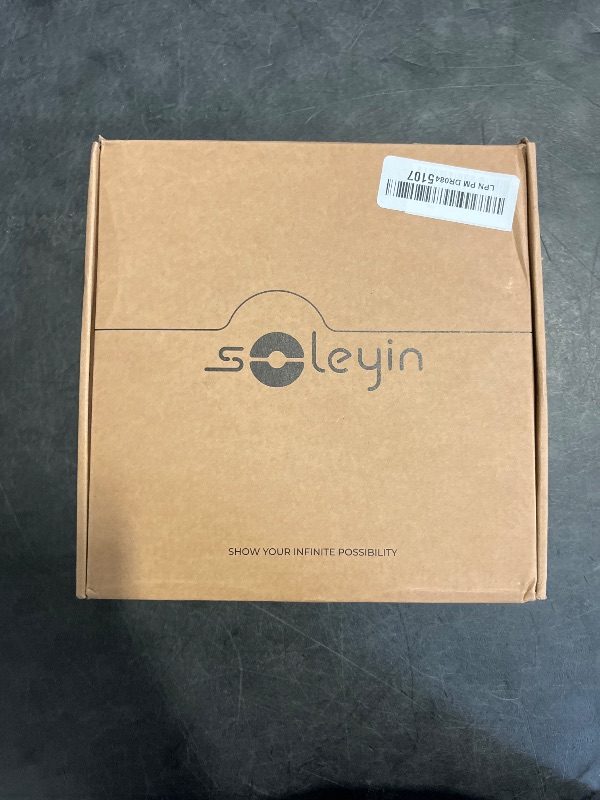 Photo 1 of SOLEYIN Ultra PLA Filament 1.75mm PLA 3D Printer Filament High Speed 30-600mm/s Dimensional Accuracy +/- 0.02mm, 1kg Spool (2.2lbs), Fit Most FDM 3D Printer (Black)