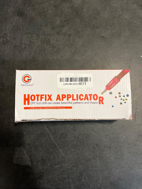 Photo 1 of Hotfix Applicator, Genround Hotfix Rhinestones Applicator Bedazzler Kit with Rhinestones Wand Setter Tool and Mixed Color Rhinestone, Rhinestone Picker, Hotfix Tips, Tweezer and Brush