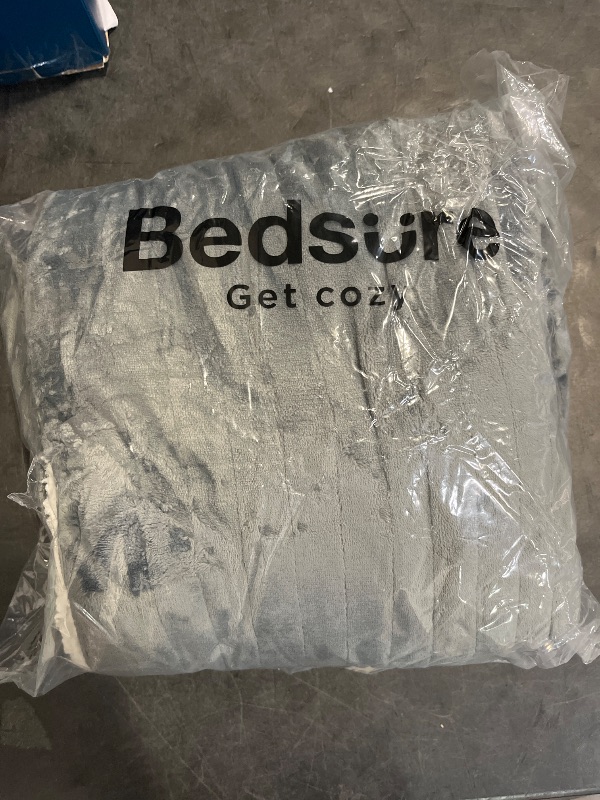 Photo 1 of Bedsure Heated Blanket Electric Throw - Soft Flannel Electric Blanket, GentleSoft™ Heated Throw with 4 Time Settings & 6 Heat Settings, Warm Gift for Grandma (50x60 inches, Grey)