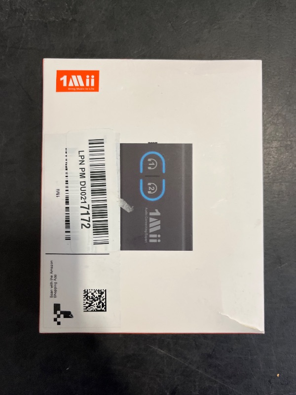 Photo 1 of 1Mii Bluetooth 5.3 Transmitter Receiver for TV to Wireless Headphones, Dual Link AptX Adaptive/Low Latency/HD Audio, Aux Adapter for Home Stereo, Airplane, Boat, Gym