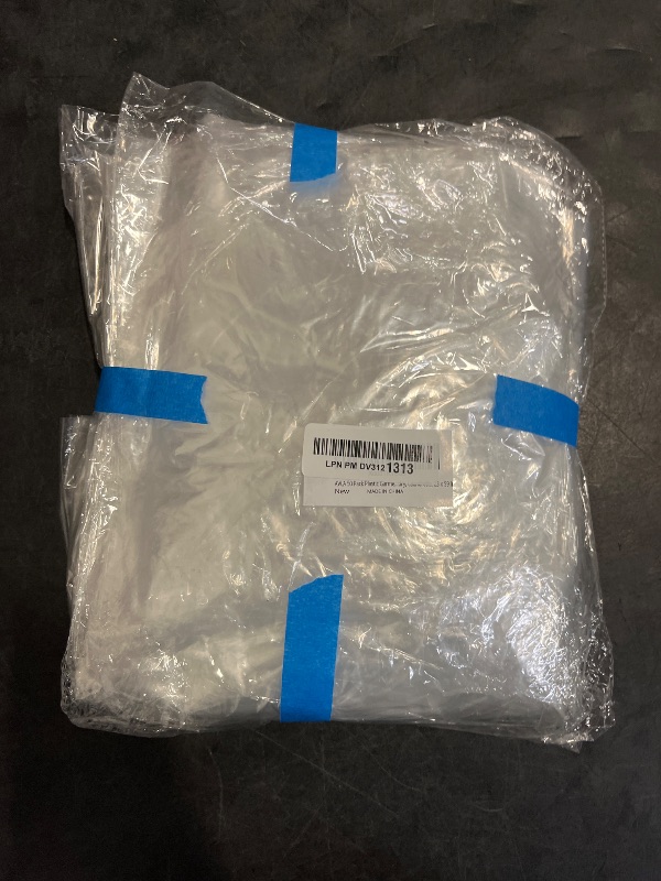Photo 1 of AVLA 50 Pack Plastic Garment Bags, Clear Dry Cleaner Bags, Dry Cleaning Hanging Clothes Cover, Transparent Coat Suit Dust Cover Protector Bag for Closet Storage, Home, Laundry, Laundrette, 23 x 59 In