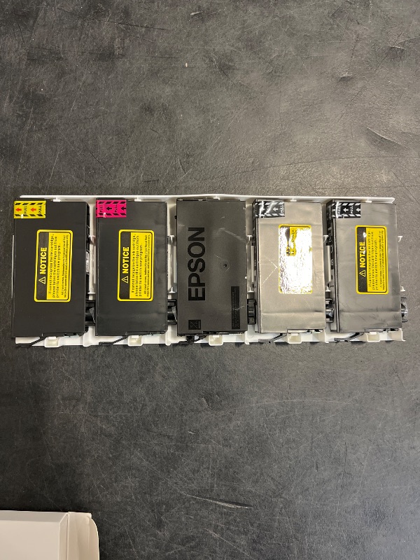 Photo 1 of 812XL Remanufactured for Epson 812XL Ink cartridges Combo Pack for Epson 812 T812 XL for Epson Workforce Pro WF-7840 WF-7820 WF-7310 EC-C7000 Printer 5 Pack 2 Black 1 Cyan 1 Magenta 1 Yellow