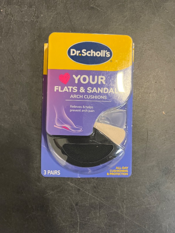 Photo 1 of Dr. Scholl's Love Your FLATS & SANDALS Arch Cushions Women Size 6-10, 3 Pair