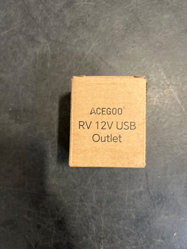 Photo 1 of Acegoo RV USB Outlet All-Aluminum Type A + Type C Ports 12V/24V USB Charger, Recessed Mount 24W High-speed Charging Socket, PD3.0 & QC3.0 Fast Charger for Camper Trailer Van Car Boat Golf Cart