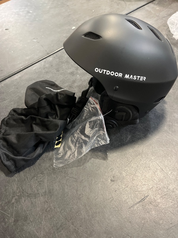Photo 1 of OutdoorMaster Kelvin Ski Helmet - Snowboard Helmet for Men, Women & Youth (Black,M)