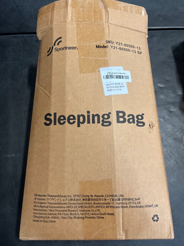 Photo 1 of Sportneer Sleeping Bag - Wearable for Adults & Kids with Arm Zipper Holes in Cold & Warm Weather, Waterproof Portable Sleeping Bag for Camping, Hiking, Backpacking, Outdoor Travel