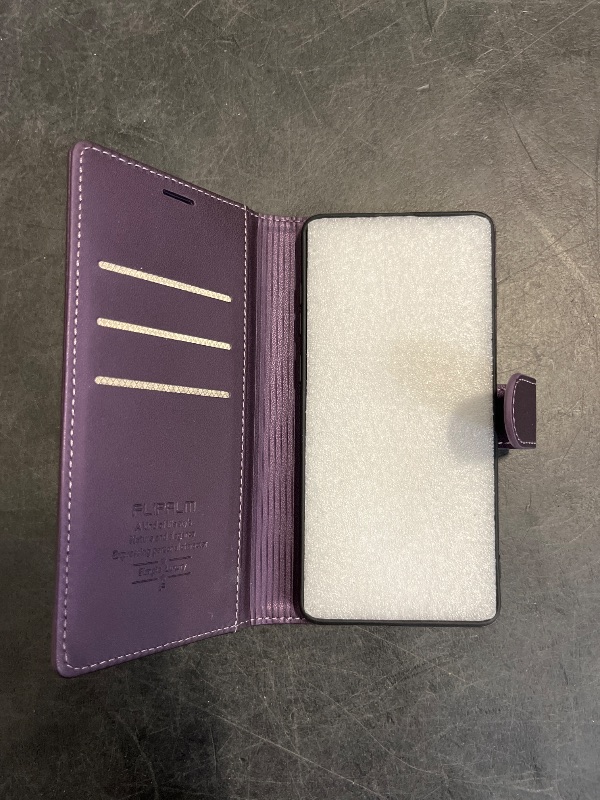 Photo 1 of FLIPALM for Samsung Galaxy S10+/S10 Plus 6.4" Wallet Case with RFID Blocking Credit Card Holder, PU Leather Flip Kickstand Protective Shockproof Cover Women Men for Samsung S10+ Phone case(Purple)