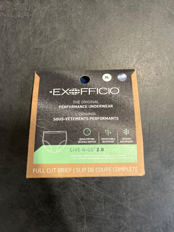 Photo 1 of ExOfficio Women's Give-N-Go 2.0 Full Cut Brief, Ink, X-Large