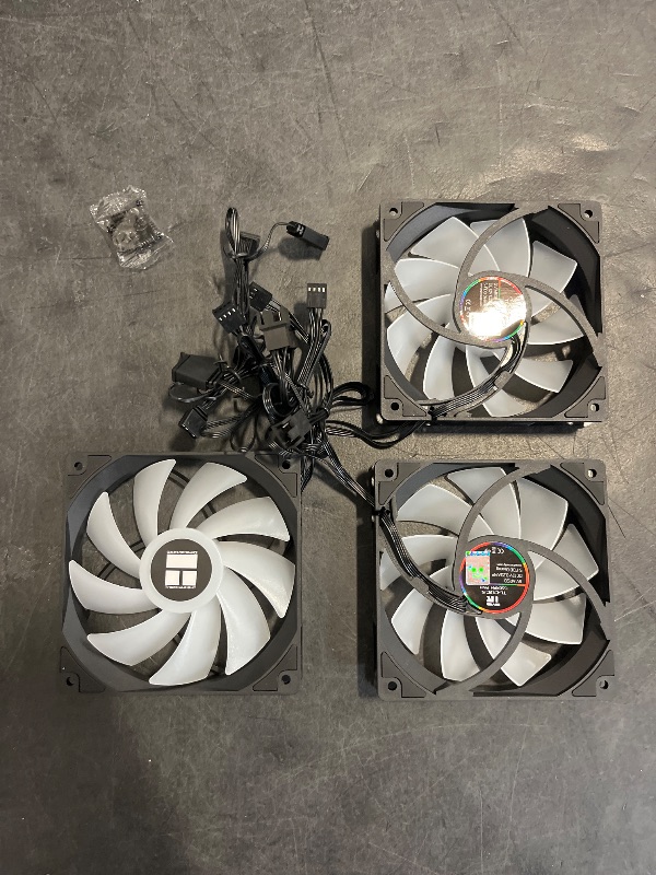 Photo 1 of Thermalright TL-C12C-S X3 CPU Fan 120mm ARGB Case Cooler Fan, 4pin PWM Silent Computer with S-FDB Bearing Included, up to 1550RPM Cooling Fan?3 Quantities?