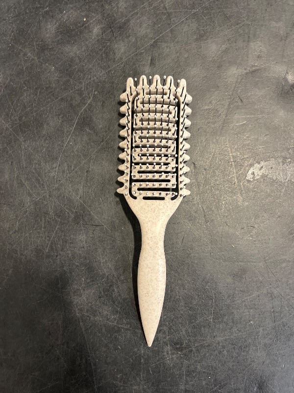 Photo 1 of Curl Defining Brush,2024 Curly Hair Brush,Vented Hair Brush for Detangling, Shaping and Defining Curls For Women and Men Less Pulling (Beige)