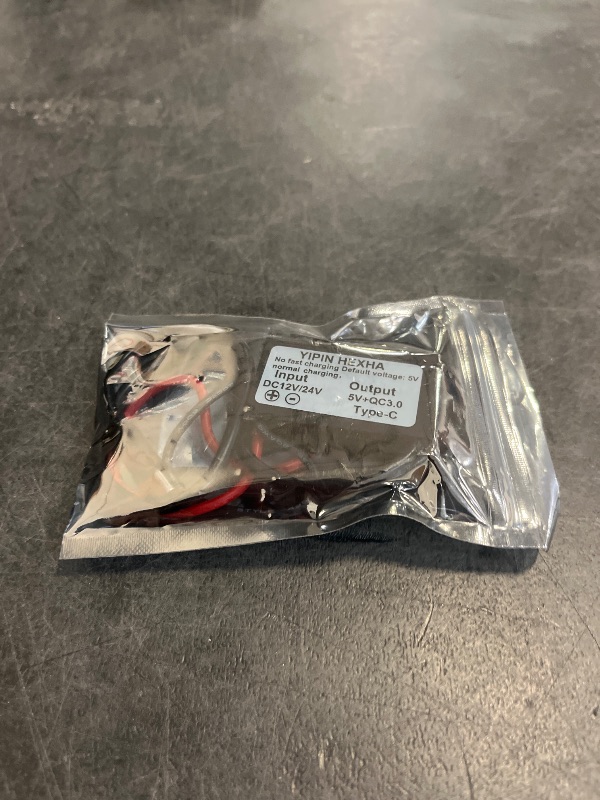 Photo 1 of Quick Charge QC3.0 USB C Converter DC 12V/24V to 5V 3A USB Type-C Buck Module Step Down Voltage Regulator Car Power Converter Adapter