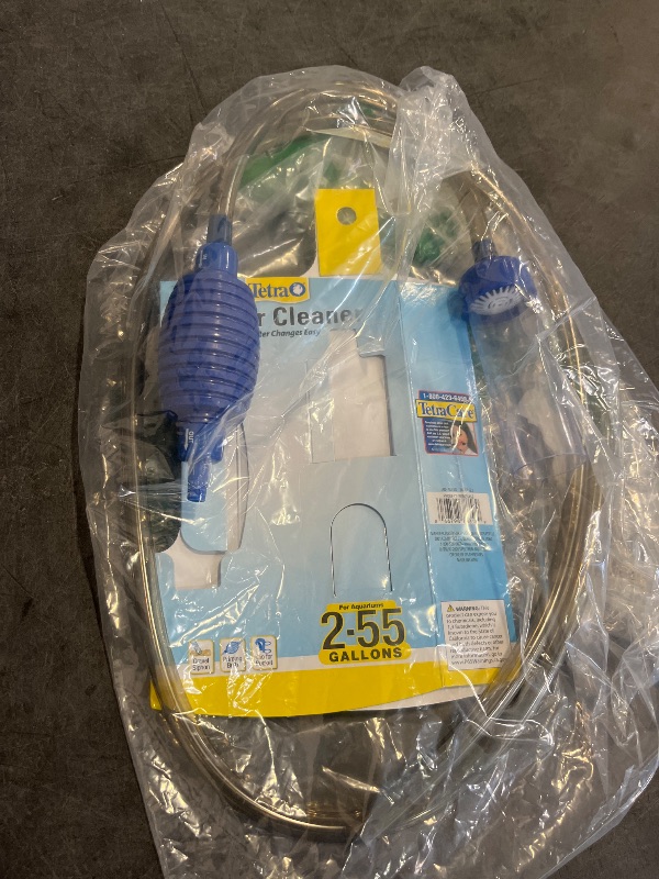 Photo 1 of Tetra Water Cleaner Gravel Siphon for Aquariums, Easily Clean Freshwater Aquariums