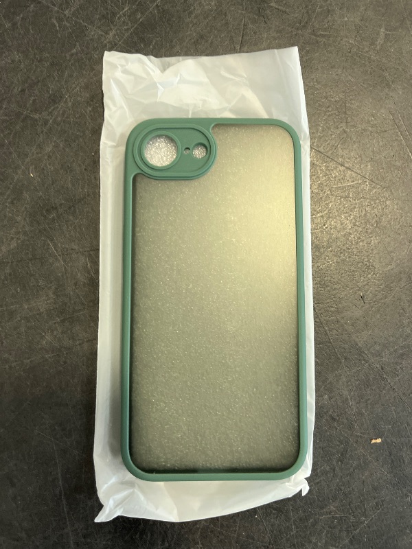 Photo 1 of JETech Matte Case for iPhone 16e 6.1-Inch 2025, Shockproof Military Grade Drop Protection, Frosted Translucent Back Phone Cover, Anti-Fingerprint (Dark Green)