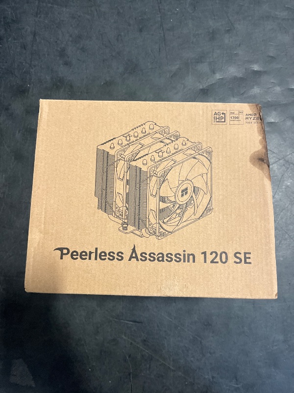 Photo 1 of Thermalright Peerless Assassin 120 SE CPU Cooler, 6 Heat Pipes AGHP Technology, Dual 120mm PWM Fans, 1550RPM Speed, for AMD:AM4 AM5/Intel LGA 1700/1150/1151/1200/1851,PC Cooler