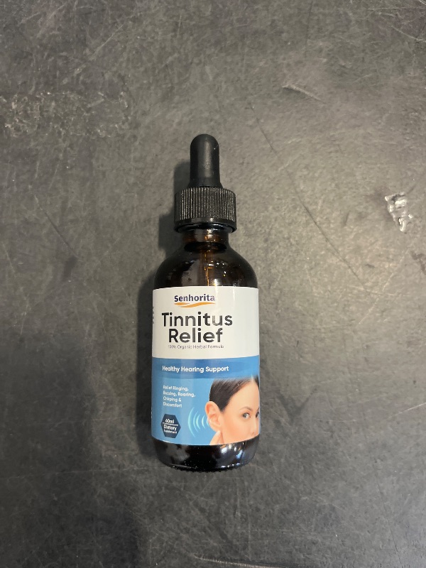 Photo 1 of TUHIMO Tinnitus Relief for Ringing Ears, Natural Ingredients Tinnitus Relief Ear Drops for Ear Infection,Ear Drying Drops for Adults and Kids,Reduce Ear Noise & Improve Hearing,60ml-Blue