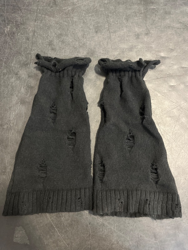 Photo 1 of SherryDC Womens Y2k Knit Leg Warmers Harajuku Japanese Long Boot Socks Kawaii Lolita Winter Leg Cover